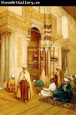 unknow artist Arab or Arabic people and life. Orientalism oil paintings  529